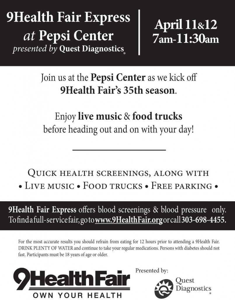 Pepsi Center exit flyer